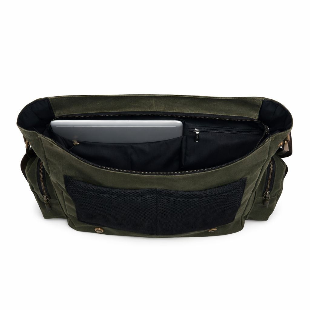 Green Unisex Messenger Bag - Stylish & Eco-Friendly 171